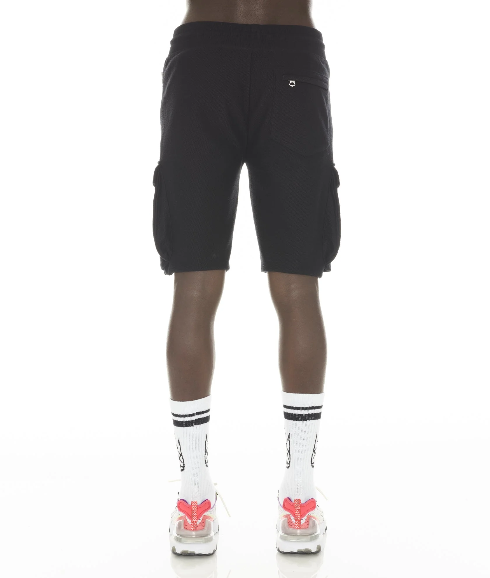 CARGO SWEATSHORT IN BLACK - Image 2