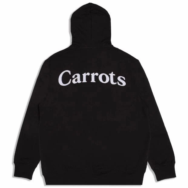 Carrots Wordmark Zip Hoodie (Black) CRTSF22-WHD - Image 2
