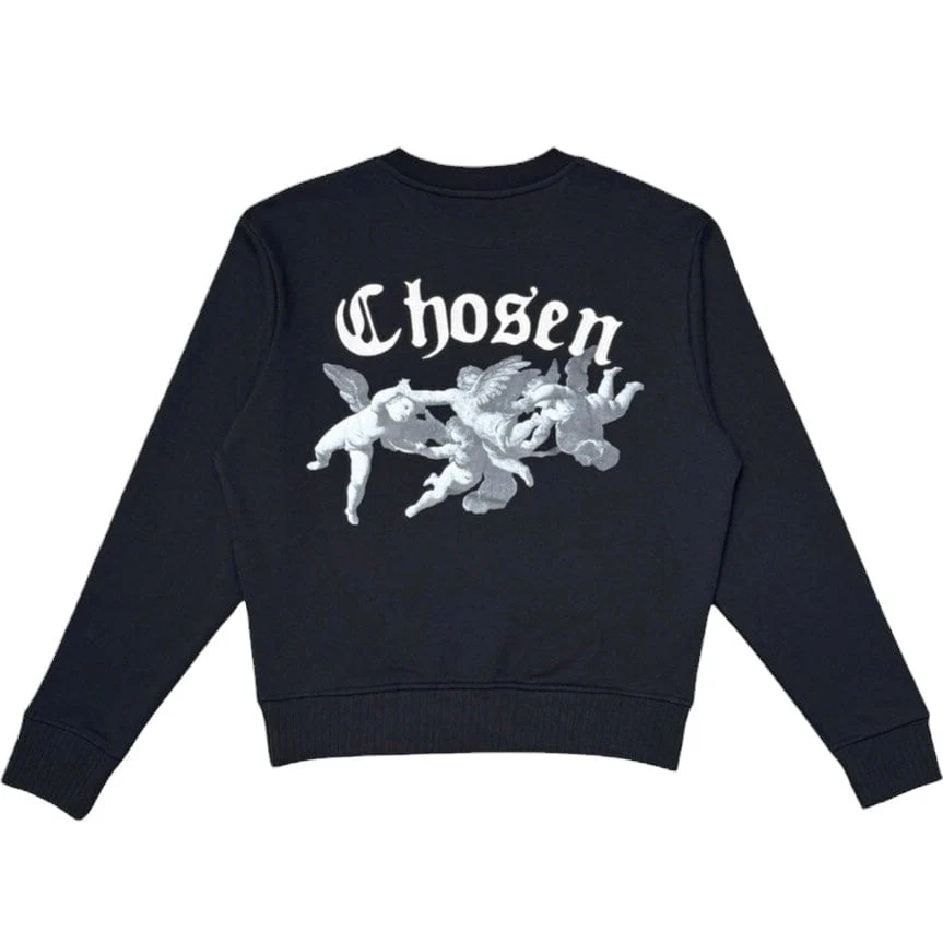 Chosen Baby Angel Crew Sweatshirt (Black) CF4031-BLK - Image 2
