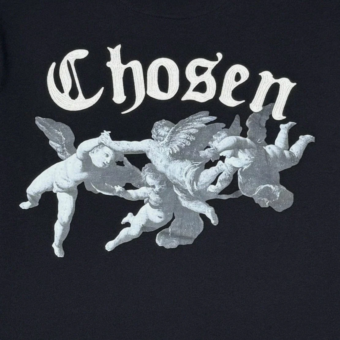 Chosen Baby Angel Crew Sweatshirt (Black) CF4031-BLK - Image 4