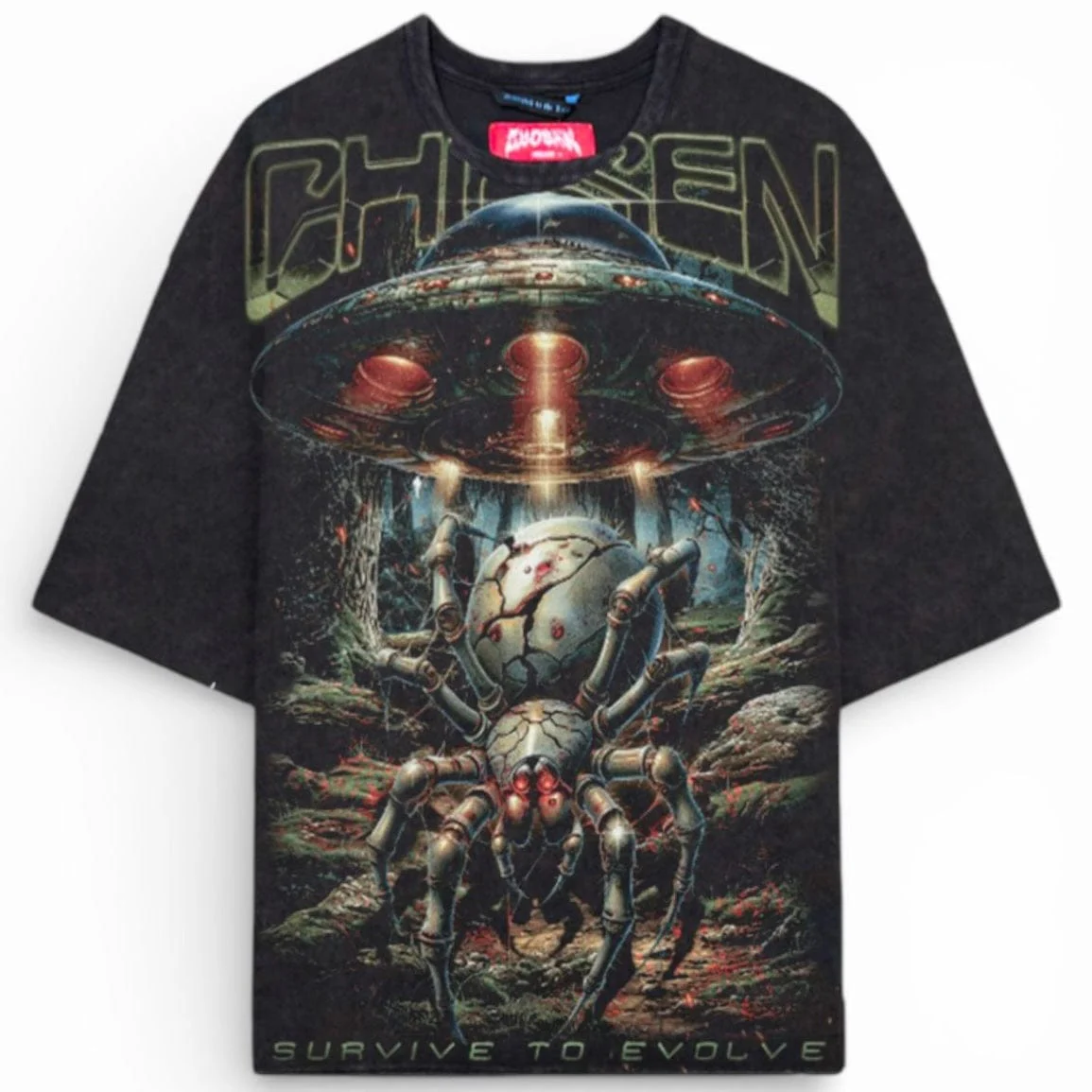 Chosen Cyber Spider Tee (Black) CS6157-BLK - Image 2