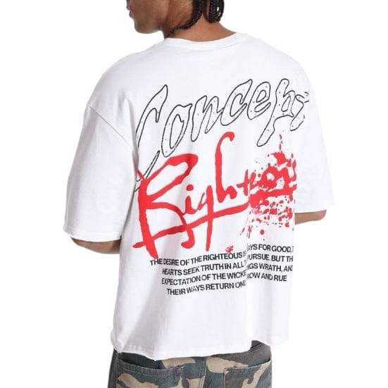 Concept La Righteous Boxy Tee (White) - Image 4