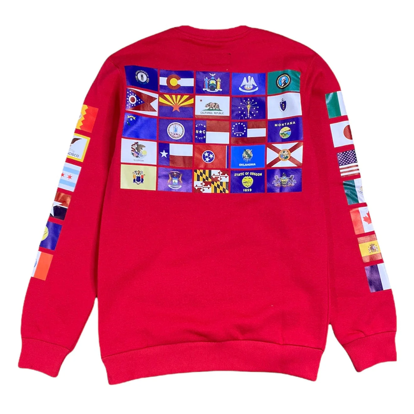 Cookies Award Tour Fleece Crewneck (Red) 1554C5286 - Image 2