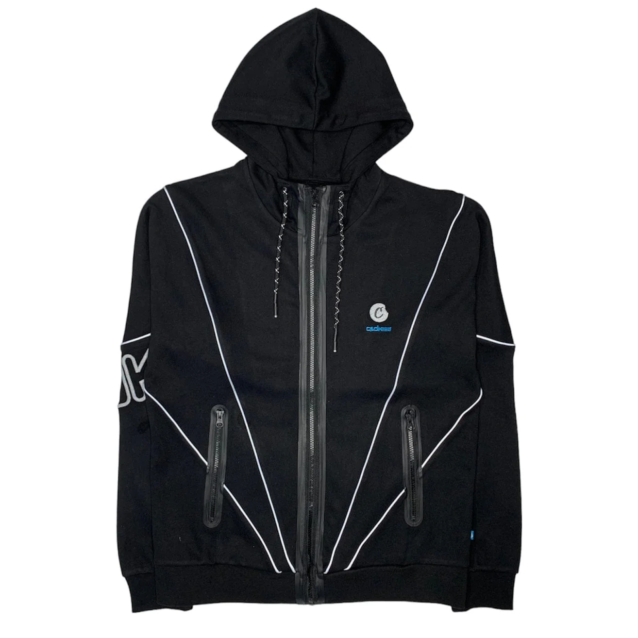 Cookies Formula 1 Racing Jersey Zip Hoodie (Black) CM233HFC05