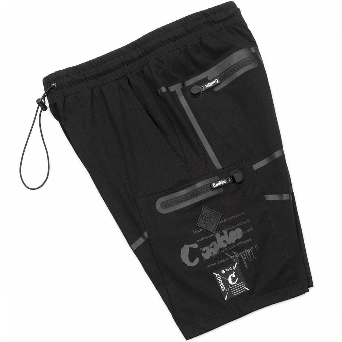 Cookies Key Largo Dri Fit Jersey Short (Black) CM232BKS08 - Image 2
