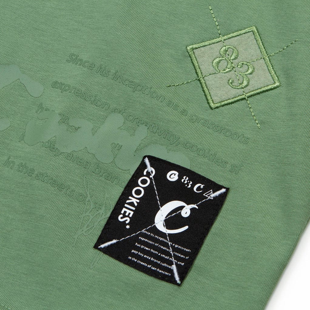 Cookies Key Largo Dri Fit Jersey SS Pocket Knit (Light Olive) CM232KST14 - Image 5