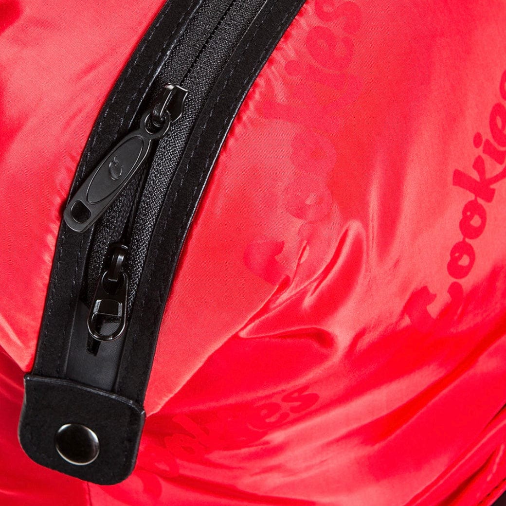 Cookies Luxe Satin Backpack Repeated Logo (Red) - Image 3