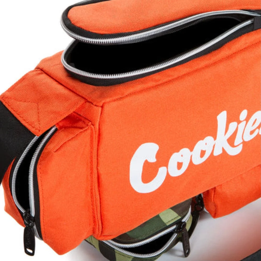 Cookies Militant Multi Pocket Shoulder Bag (Orange) 1556A5949 - Image 2