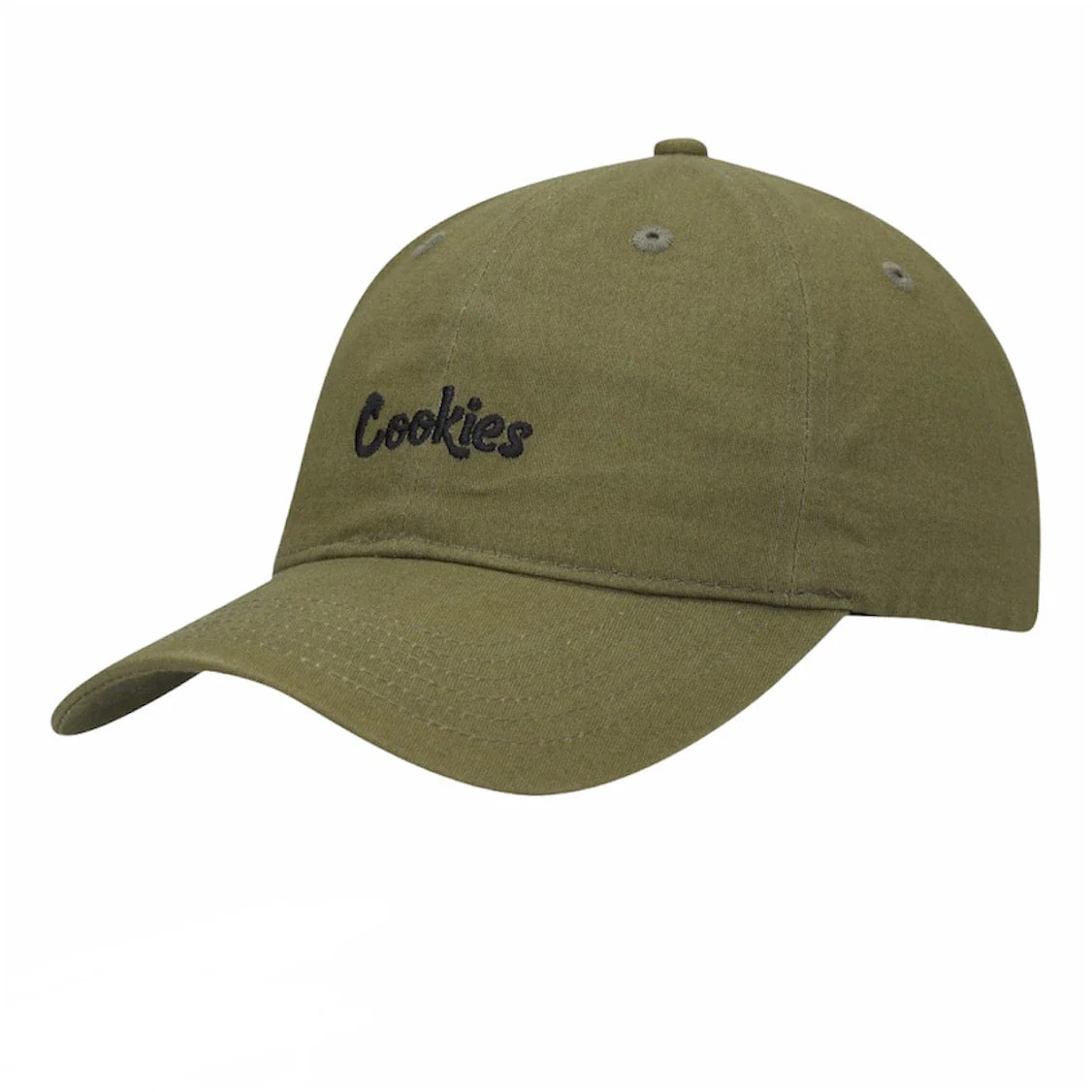 Cookies Original Mint Cotton Canvas Embroidered Dad Cap (Olive/Black) - Image 2