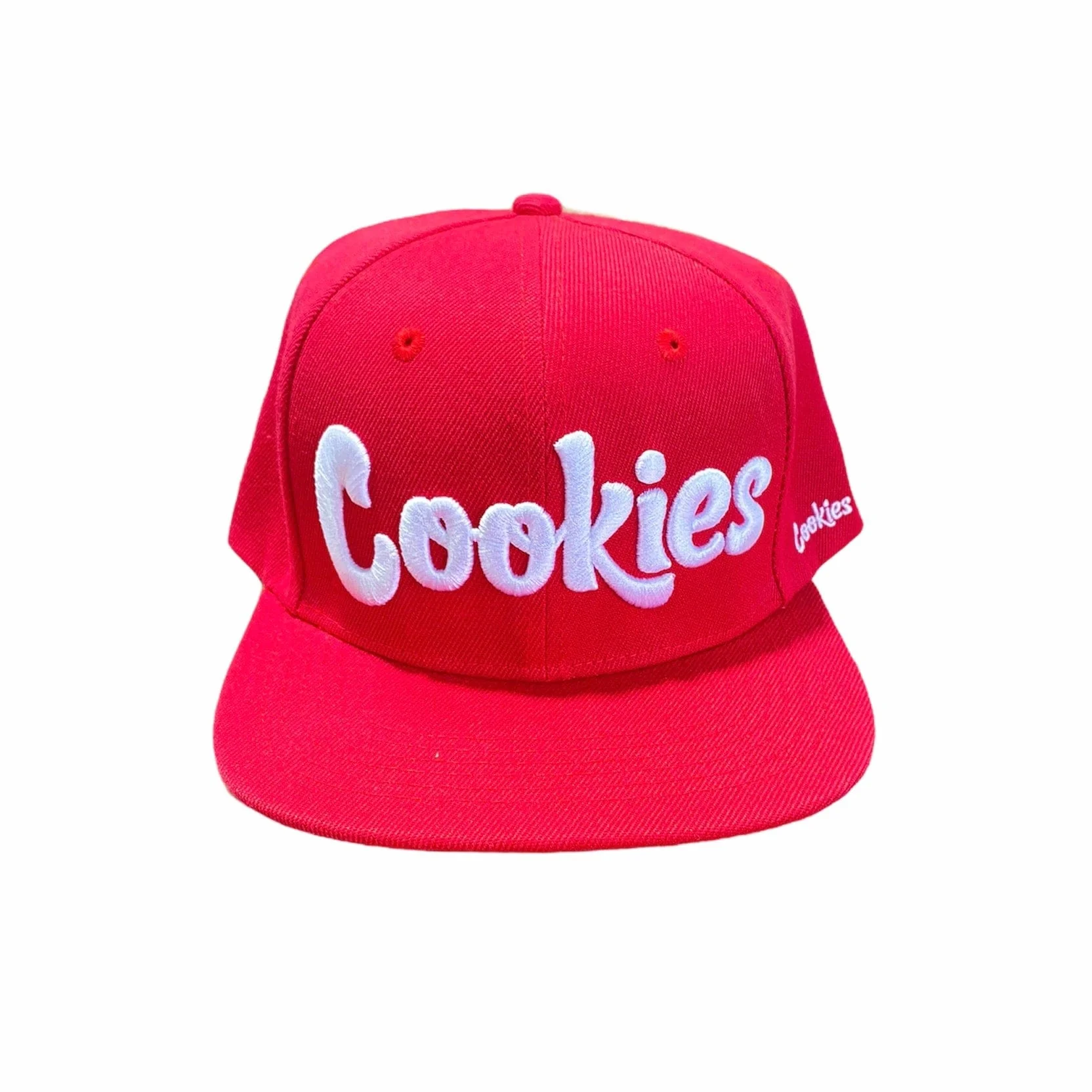 Cookies Original Mint Twill Snapback Cap (Red/White) - Image 2
