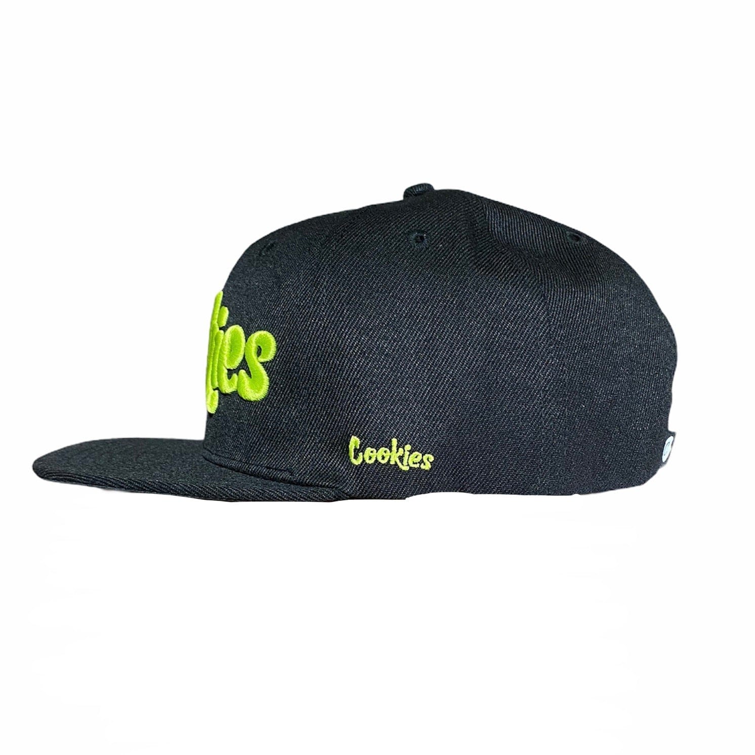 Cookies Original Mint Twill Snapback Cap (Black/Yellow) - Image 3