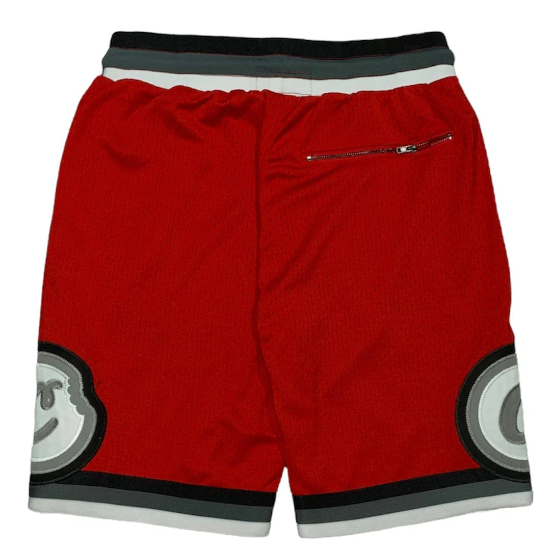 Cookies Puttin In Work Mesh Zipper Pockets Shorts (Red) 1558B6110 - Image 2