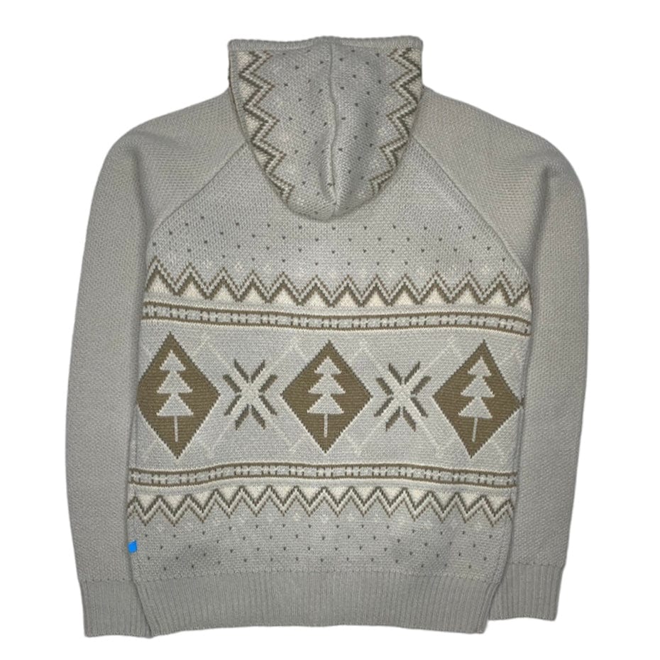 Cookies Searchlight Jacquard Full Zip Hooded Sweater (Cream/Olive) 1562K6478 - Image 2