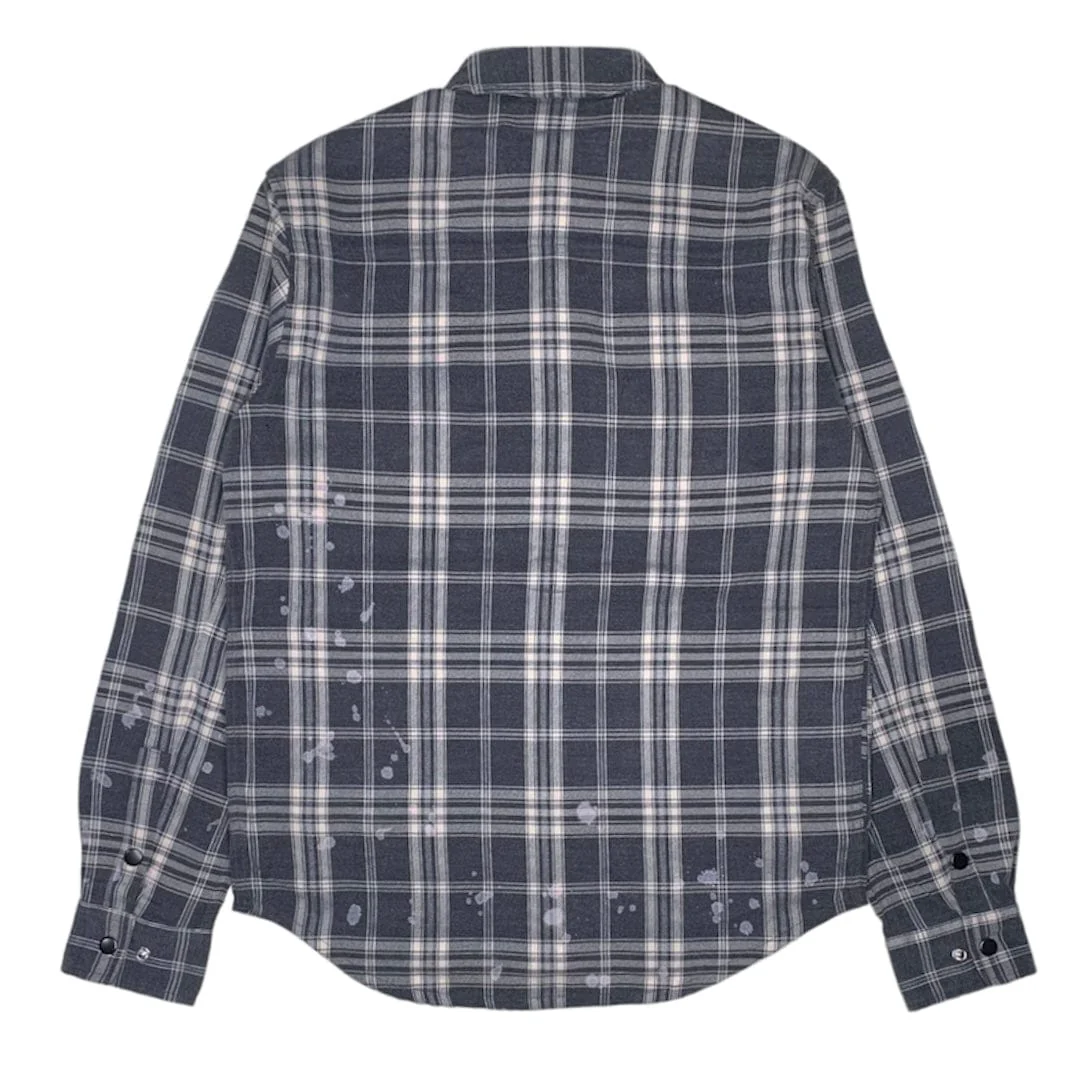 Cookies Upper Echelon Brushed Twill Plaid Woven Shirt (Grey) 1562W6445 - Image 2