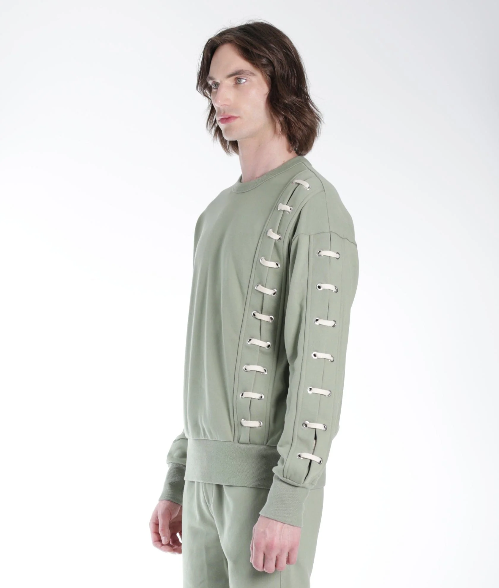CREW SWEATSHIRT IN ASPEN LACE - Image 3
