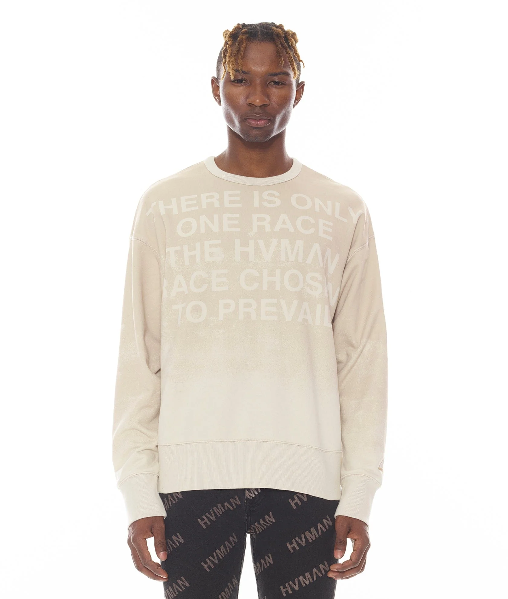 CREW SWEATSHIRT IN CREAM