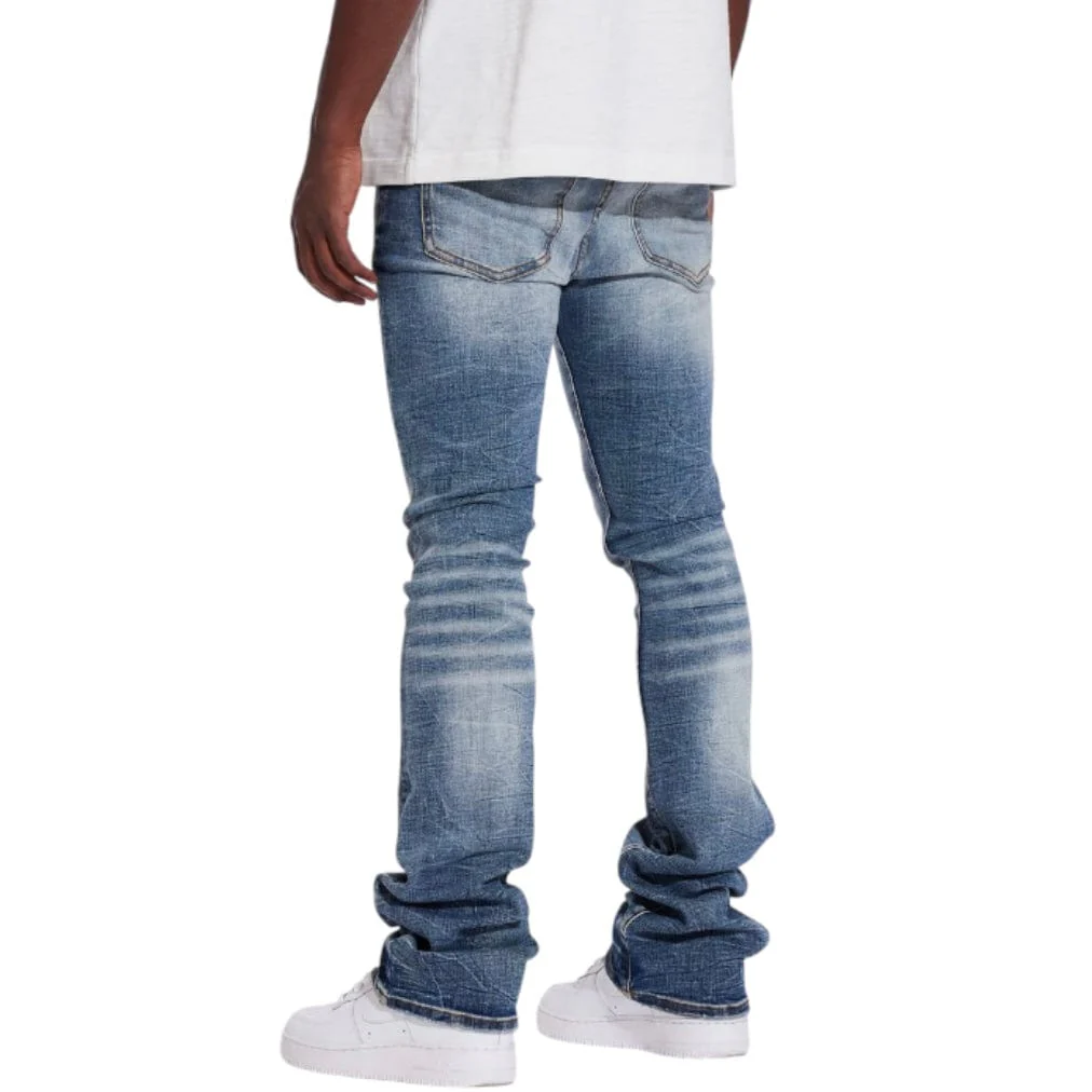 Crysp Arch Flare Denim Jean (Acid Wash) CRYSUM25-109 - Image 4