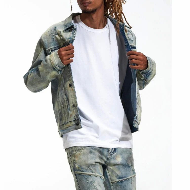 Crysp Bering Denim Jacket (Blue Sand) CRYSPF221-200 - Image 3