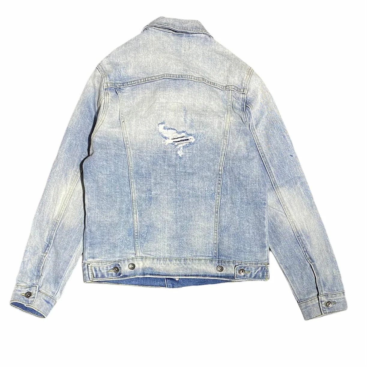 Crysp Bering Denim Jacket (Light Blue Patchwork) CRYSPSP121-201 - Image 2
