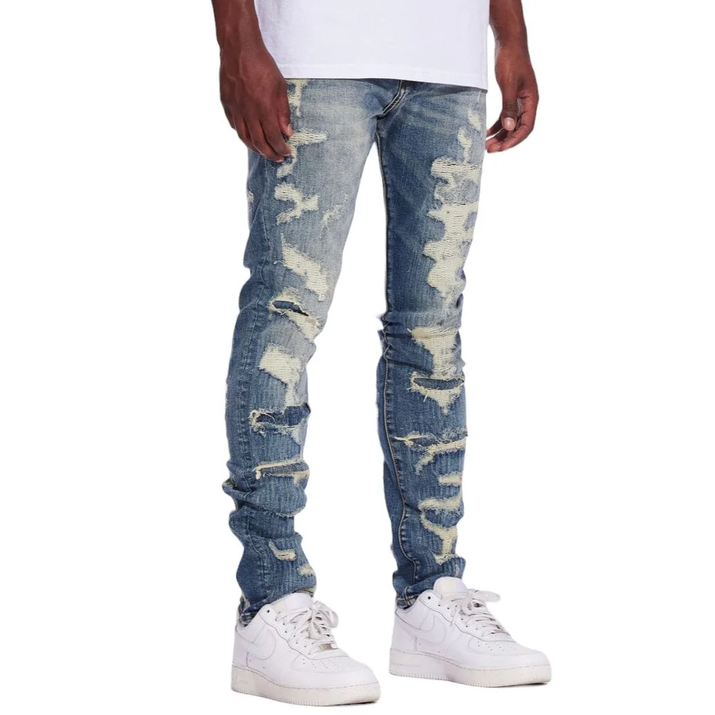 Crysp Patrick Skinny Denim (Vintage Distress) CRYF24-121 - Image 2