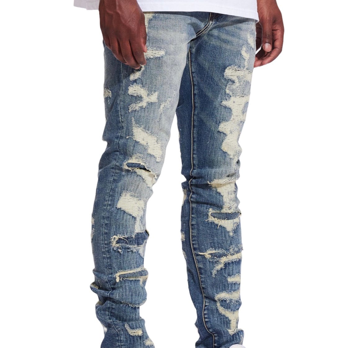 Crysp Patrick Skinny Denim (Vintage Distress) CRYF24-121 - Image 6