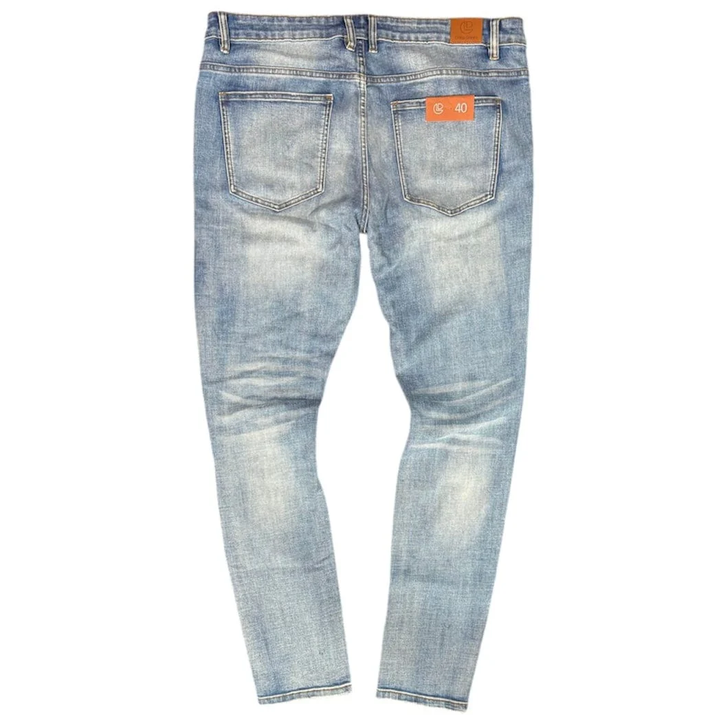 Crysp Rip & Repair Jean (Light Blue) CRYSPHOL21-15 - Image 2
