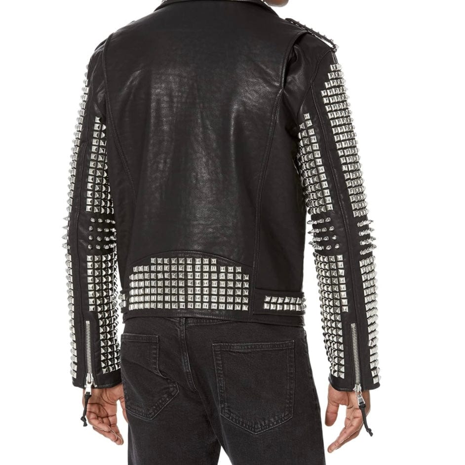 Cult Of Indivduality Leather Studded Jacket - Image 2