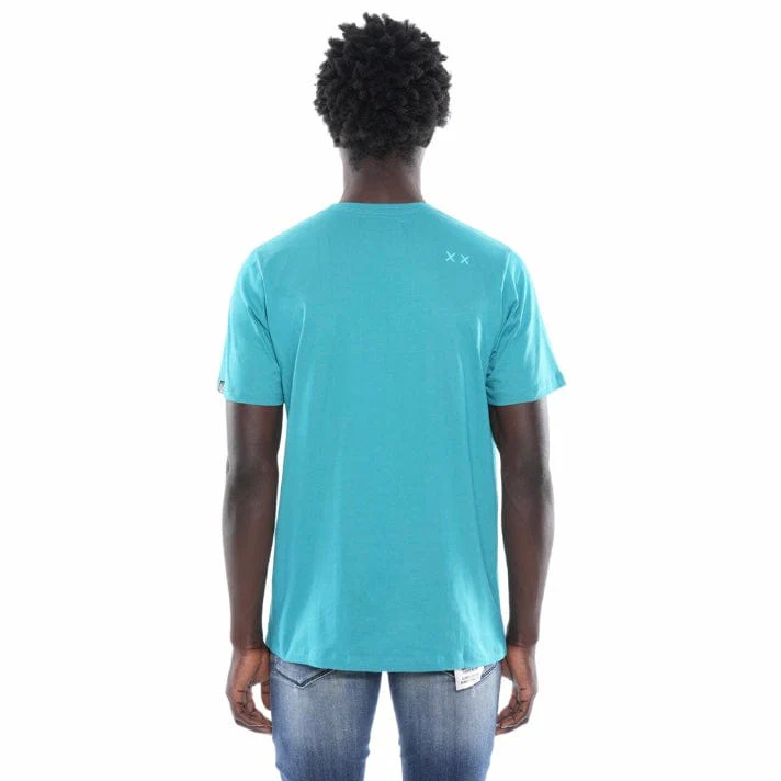 Cult Of Individuality 3D Clean Shimuchan Logo Tee (Tile Blue) 623AC-K66J - Image 2
