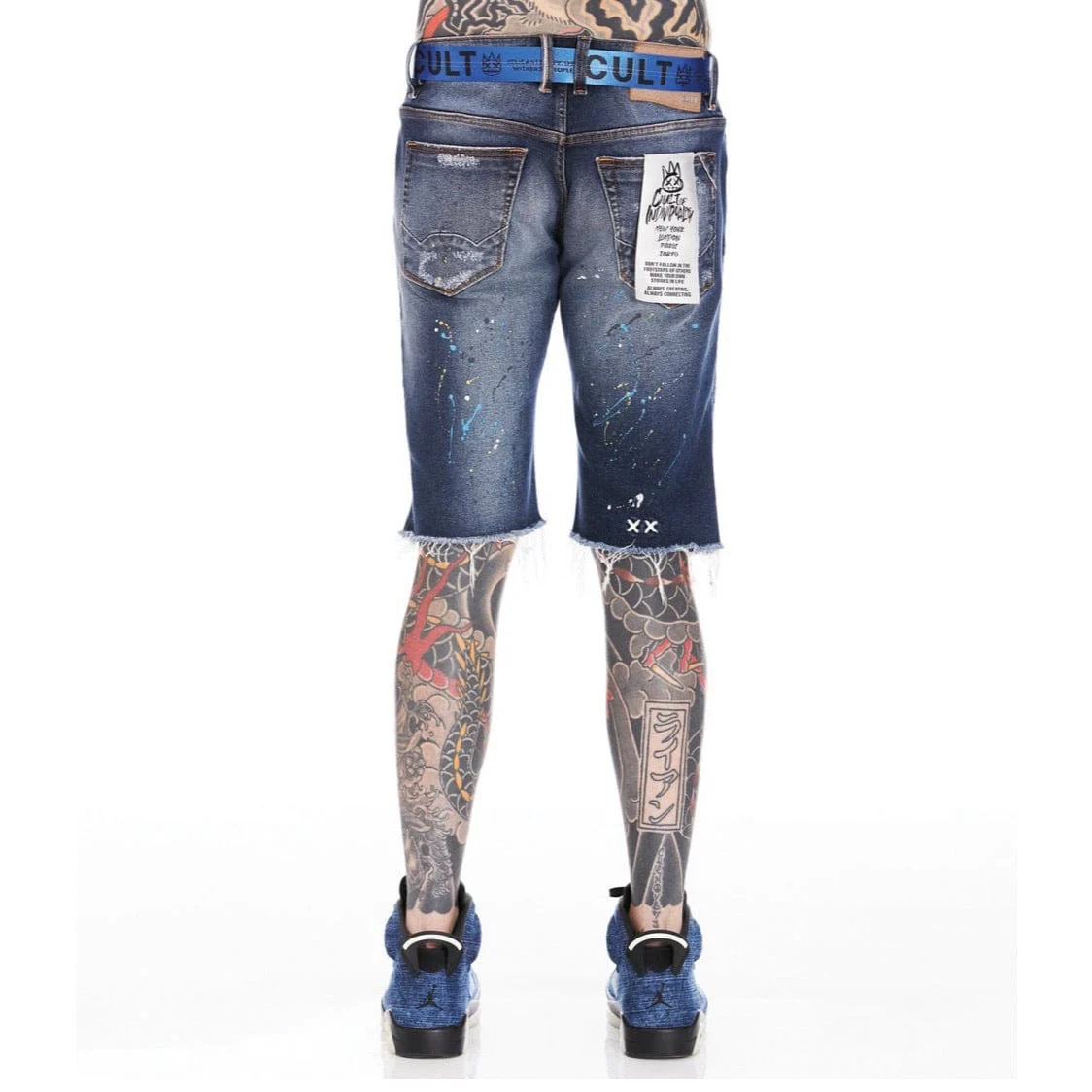 Cult Of Individuality Belted Rocker Short (Drip) 621A4-SR07I - Image 2