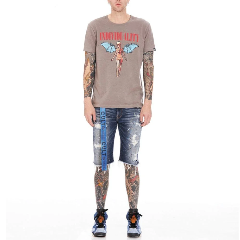 Cult Of Individuality Belted Rocker Short (Drip) 621A4-SR07I - Image 3