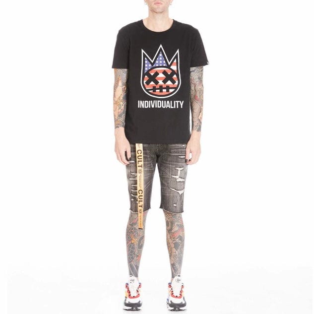 Cult Of Individuality Belted Rocker Shorts (Razor) 621A5-SR07A - Image 3
