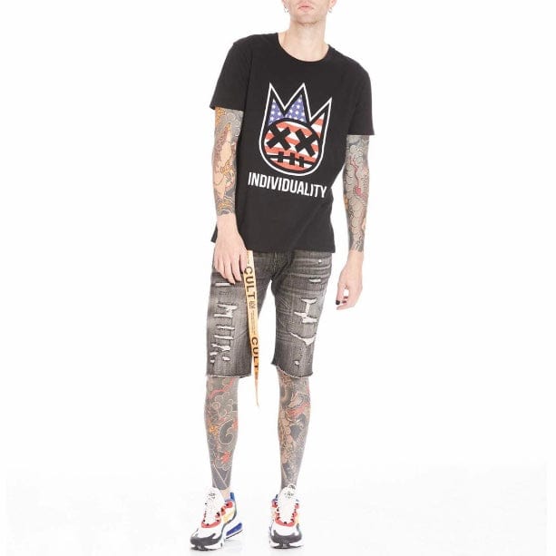 Cult Of Individuality Belted Rocker Shorts (Razor) 621A5-SR07A - Image 4