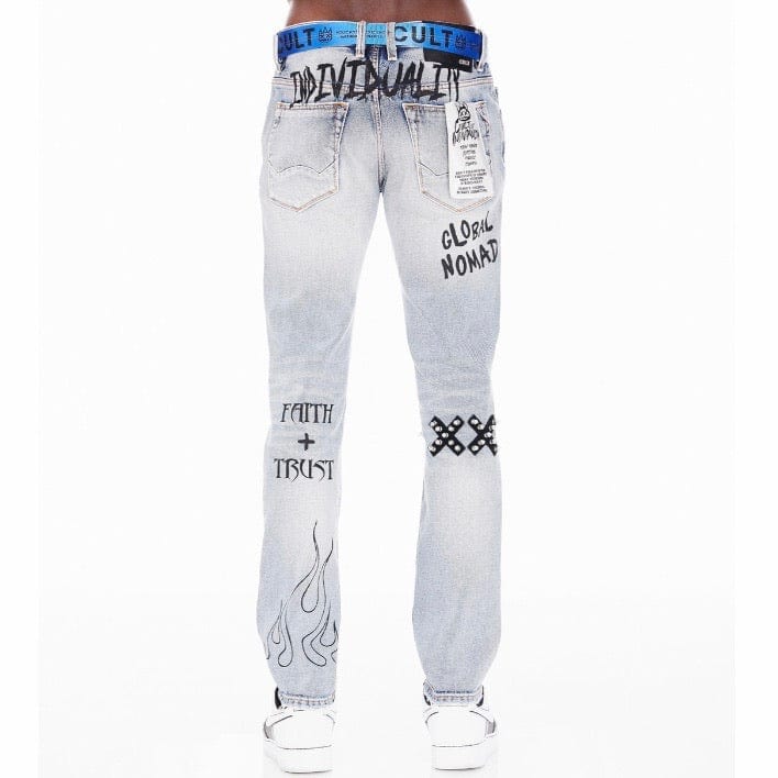 Cult Of Individuality Belted Rocker Slim Jeans (Origin) 621A3-RS01A - Image 2