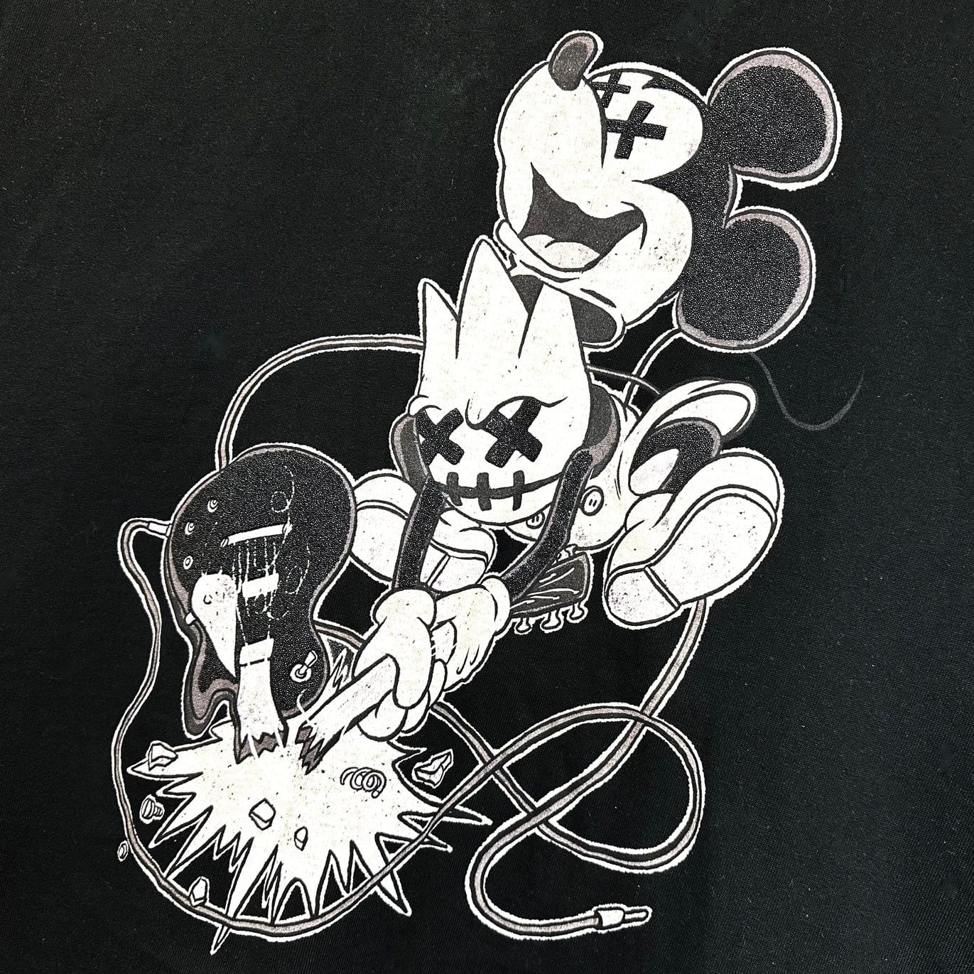 Cult Of Individuality Oversized Hwt No Music No Life Boxy SS Tee (Black) - Image 3