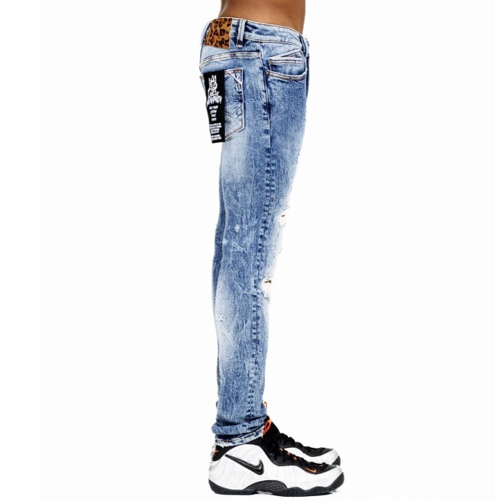 Cult Of Individuality Punk Super Skinny Stretch Jeans (Studd/Crystal) 621B8-SS04D - Image 2