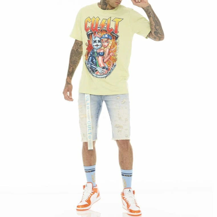 Cult Of Individuality Rocker Shorts (Scars) 622A4-SR07C - Image 3