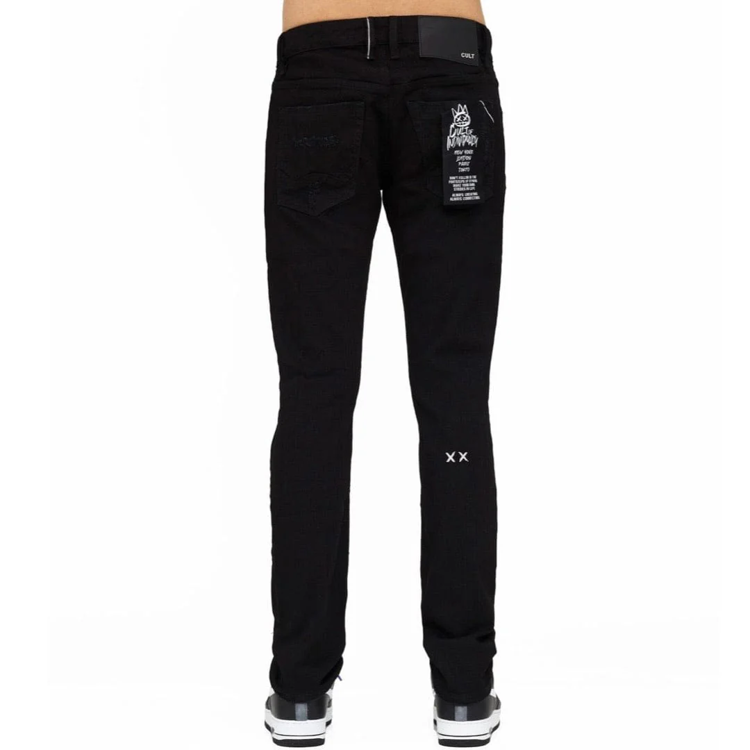 Cult Of Individuality Rocker Slim Jeans (Black Ink) 621A0-RS40H - Image 2