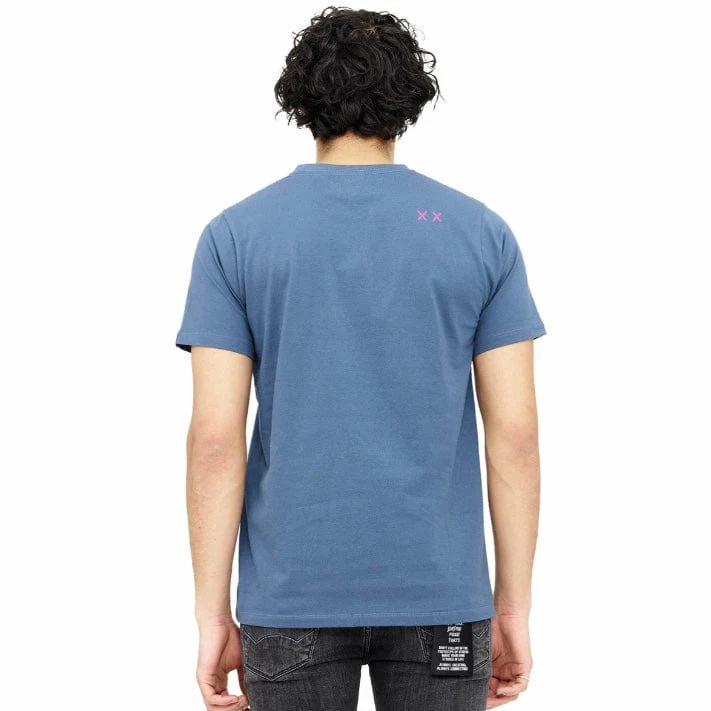 Cult Of Individuality Shimuchan Logo Short Sleeve T Shirt (Marina) 621B0-K59H - Image 2