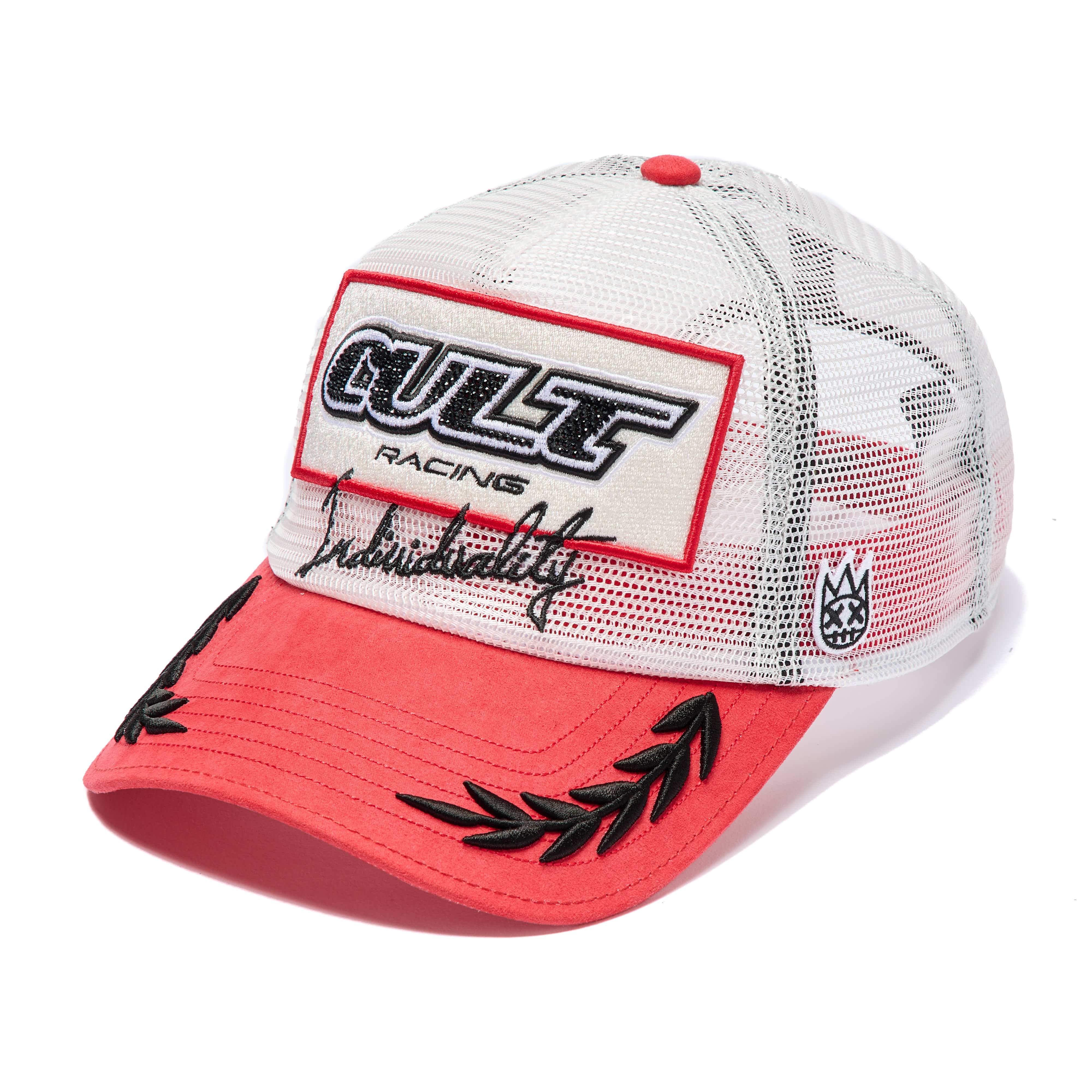 Cult's All Over Mesh Trucker Hat In Winter White - Image 2