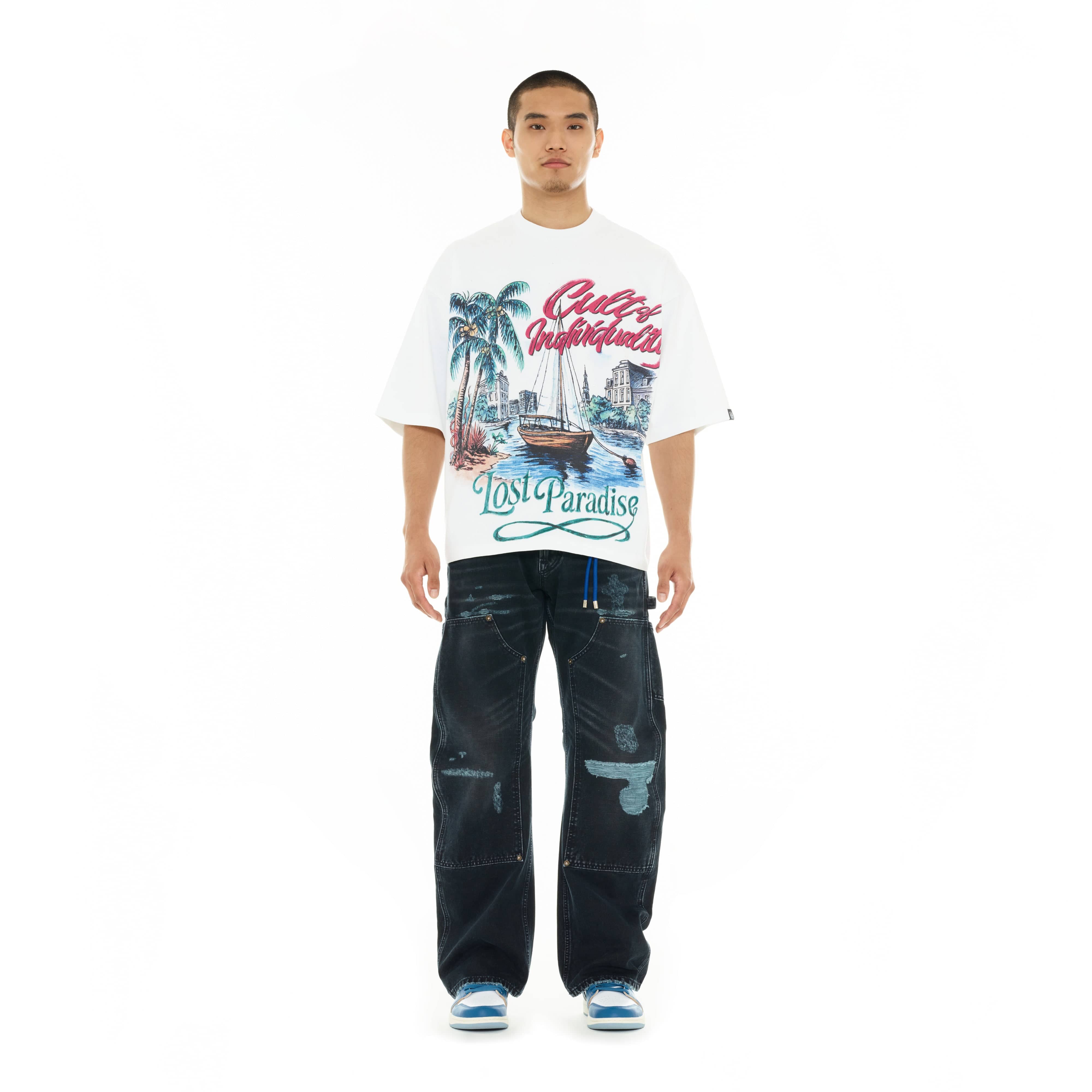 Cult's Grunge Carpenter Jeans in Vintage Navy - Image 6