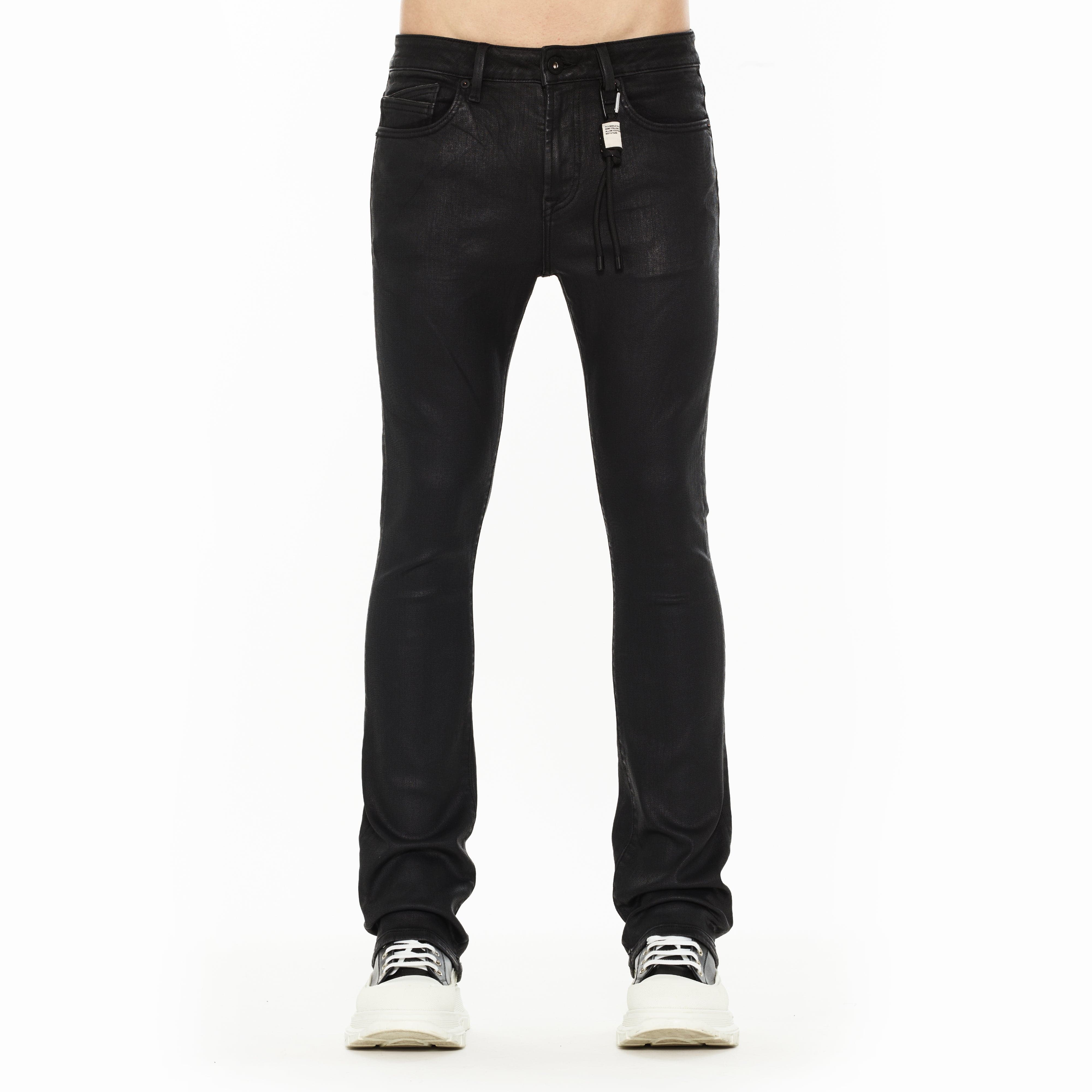 Cult's Lenny Bootcut 603 Jeans in Black Coated - Image 2