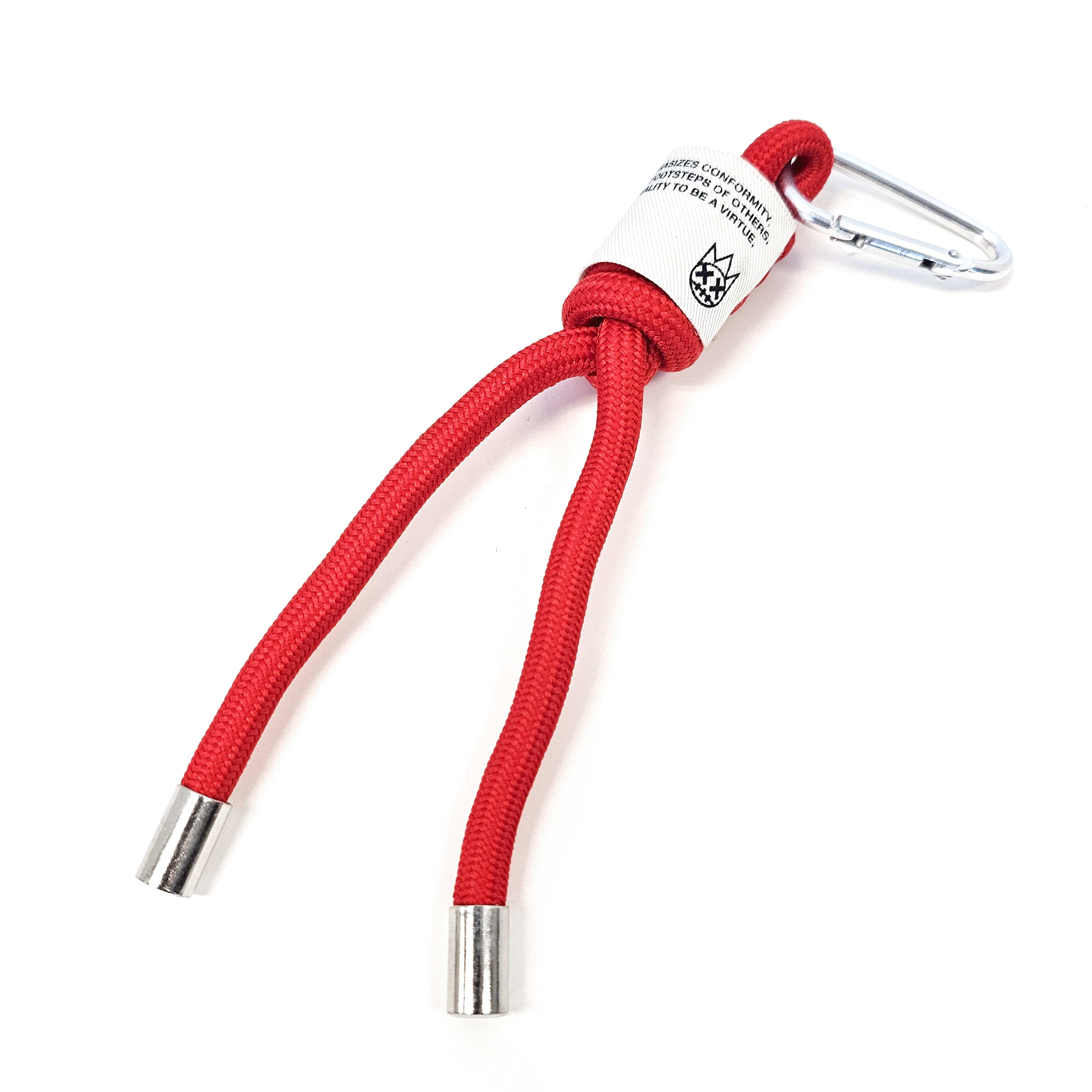 Cult's Nylon Drawcord Keychain in Black, Brown, Green, Red, Blue, or Yellow - Image 4