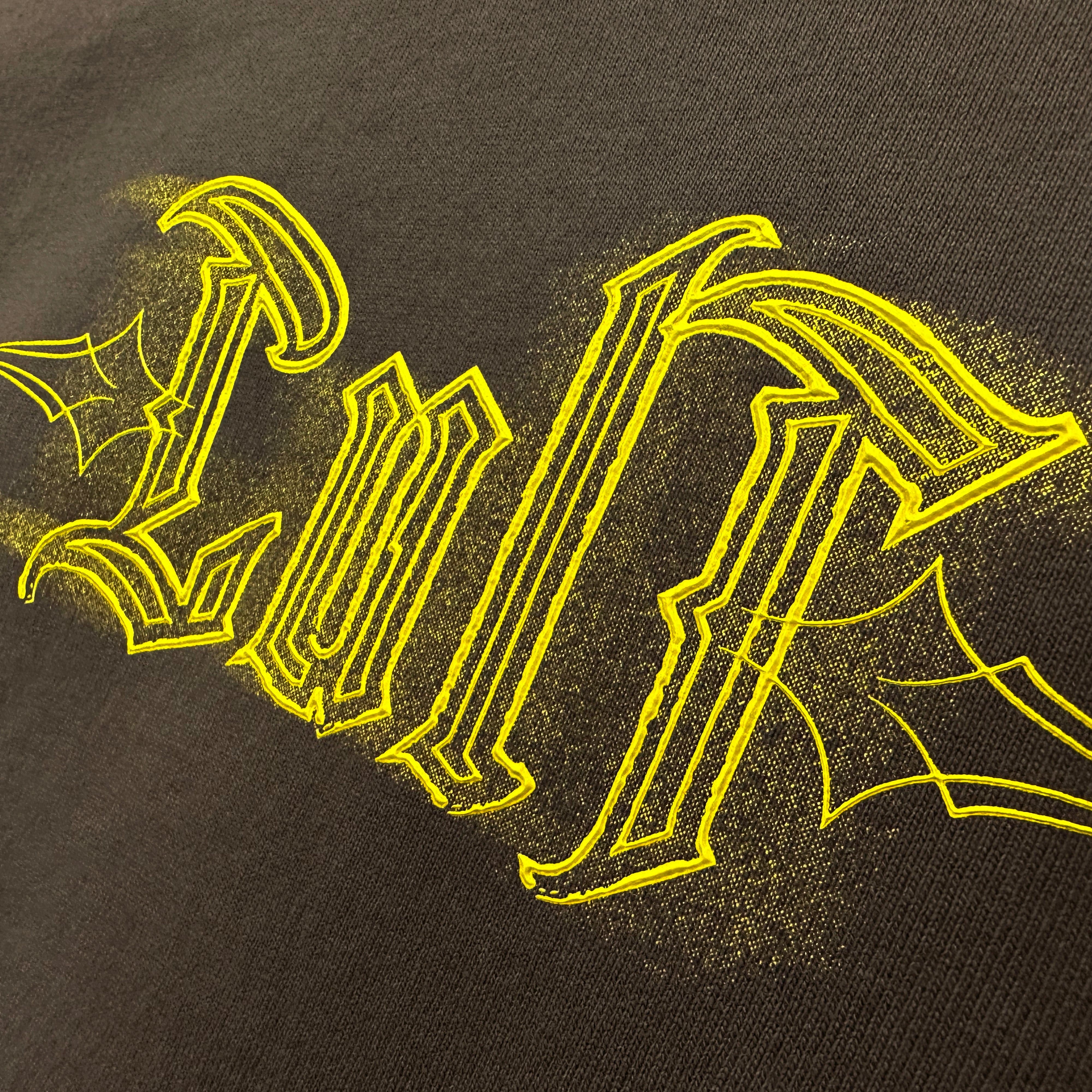 Cult's Oversized Heavyweight Boxy Fit Short Sleeve Crew Neck Tee "Pinstripe" in Sage - Image 6