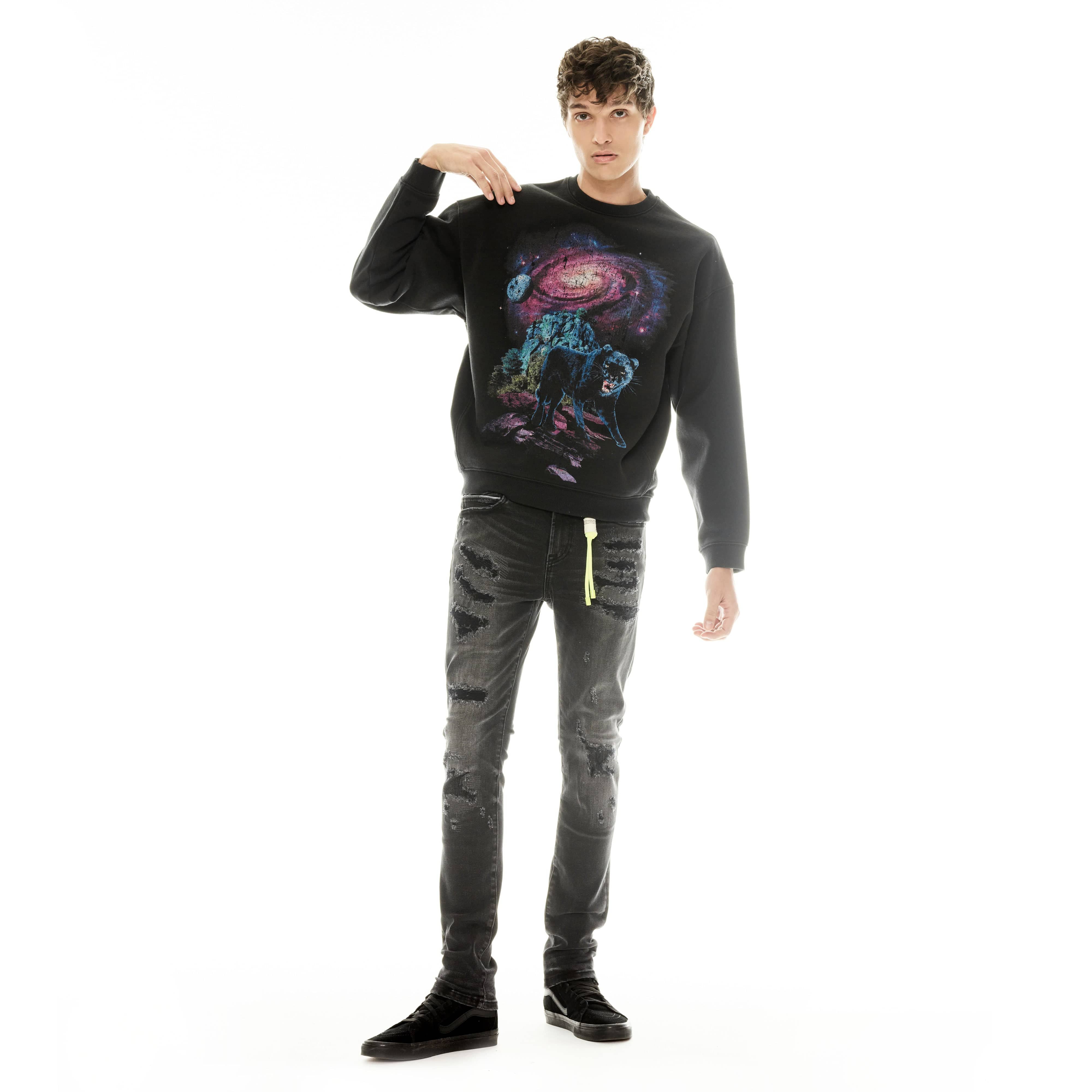 Cult's Punk Super Skinny Jeans in Sterling - Image 3