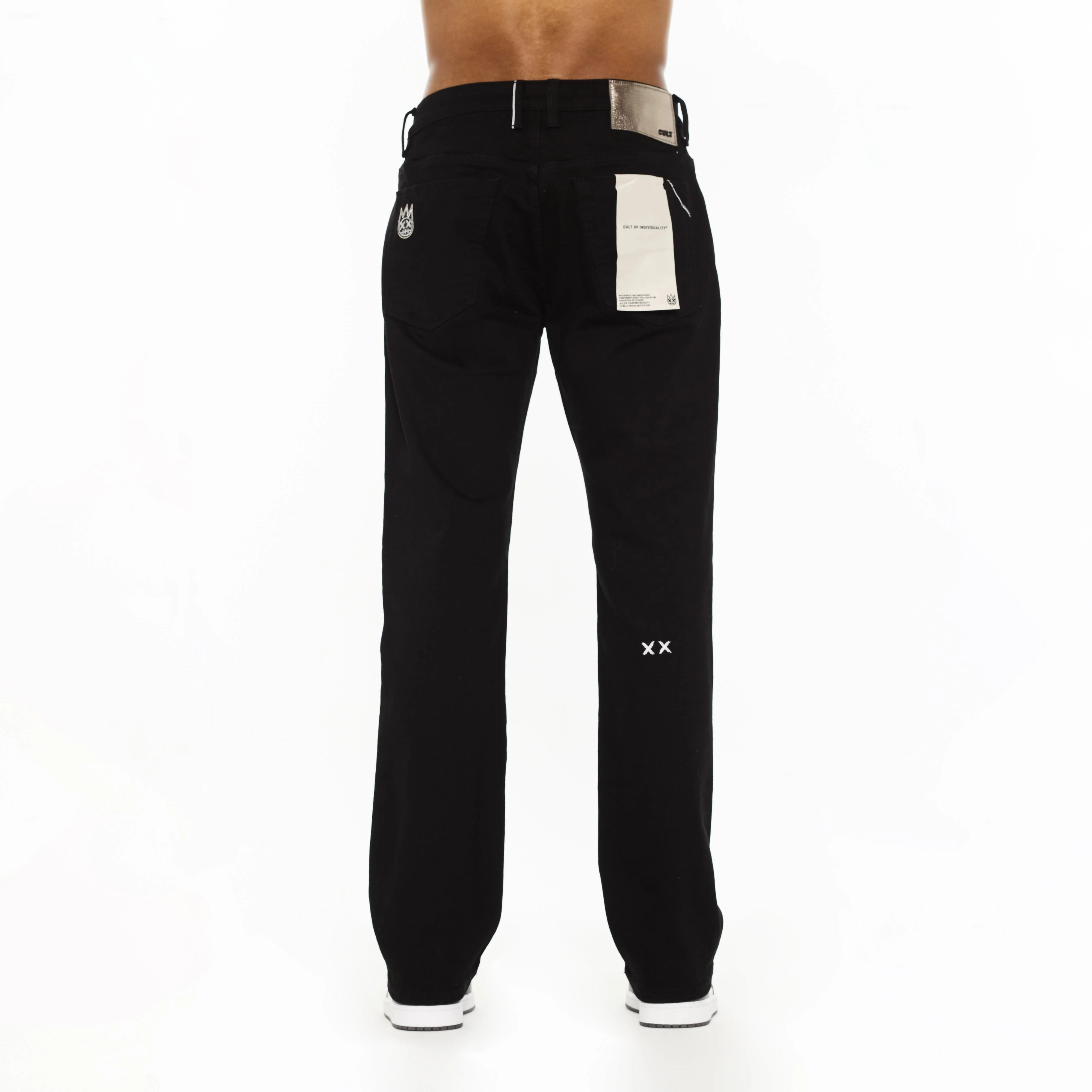Cult's Rebel Straight Jeans in Solid Black - Image 2