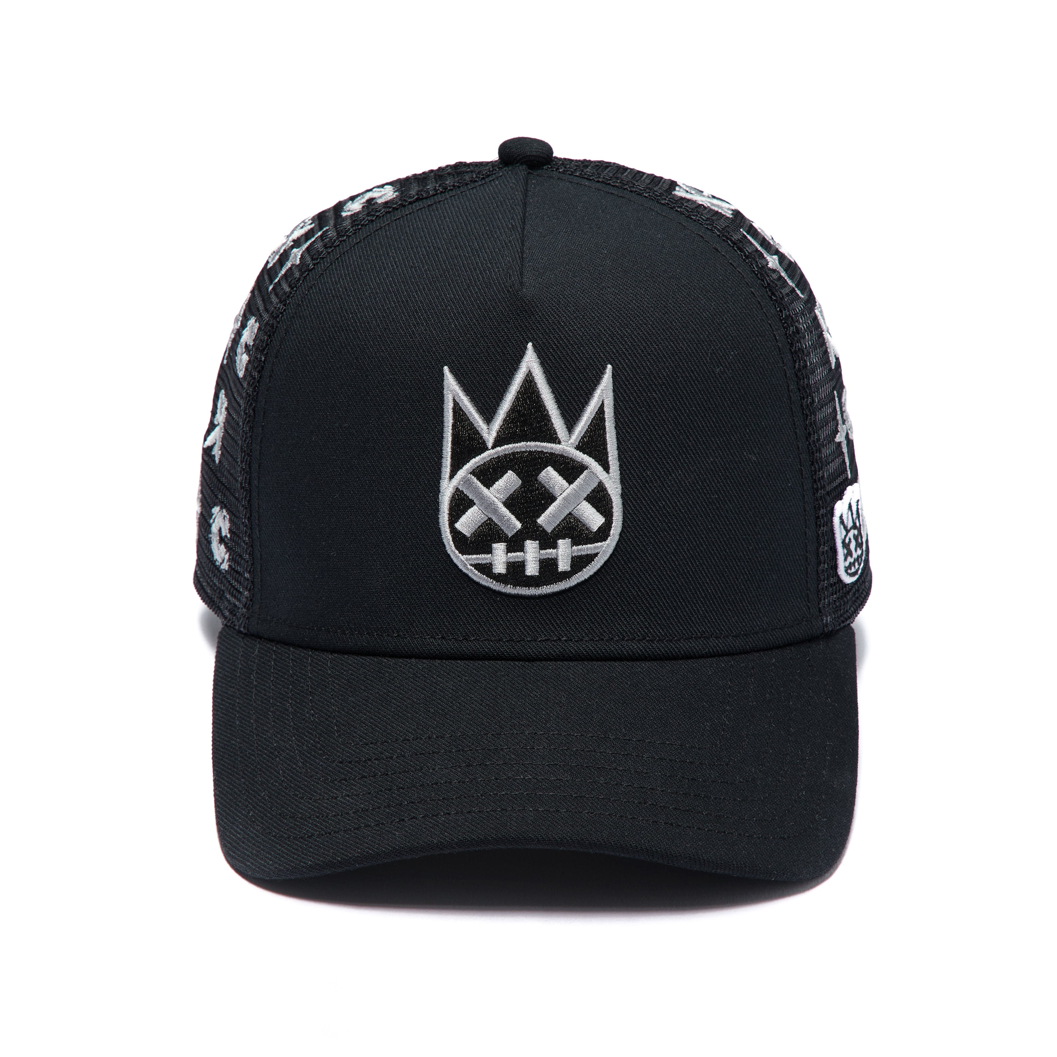 Cult's Repeat Pattern Monochromatic Hat In Black