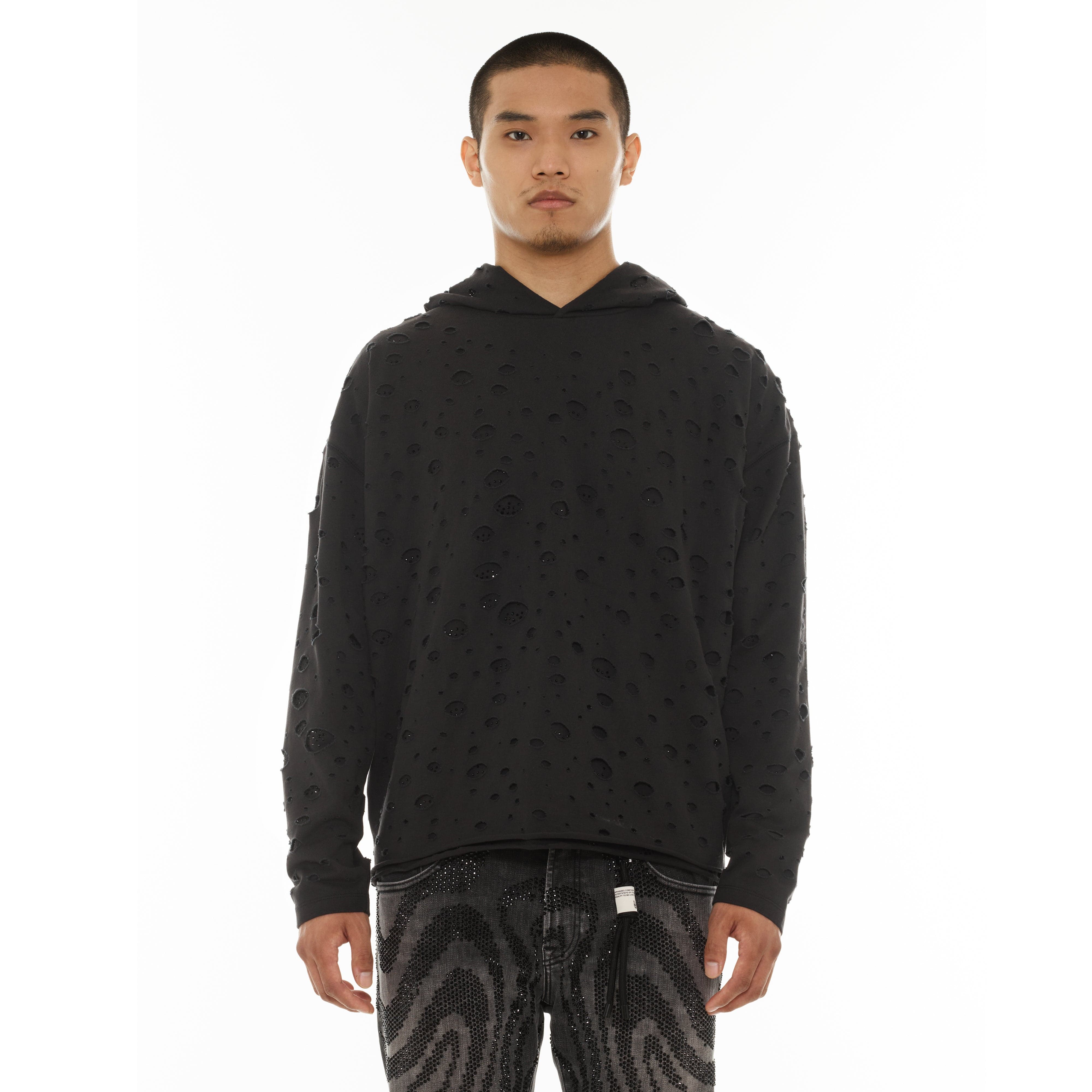 Cult's Signature Pullover Hoody - 550 Grams French Terry in Vintage Charcoal - Image 2
