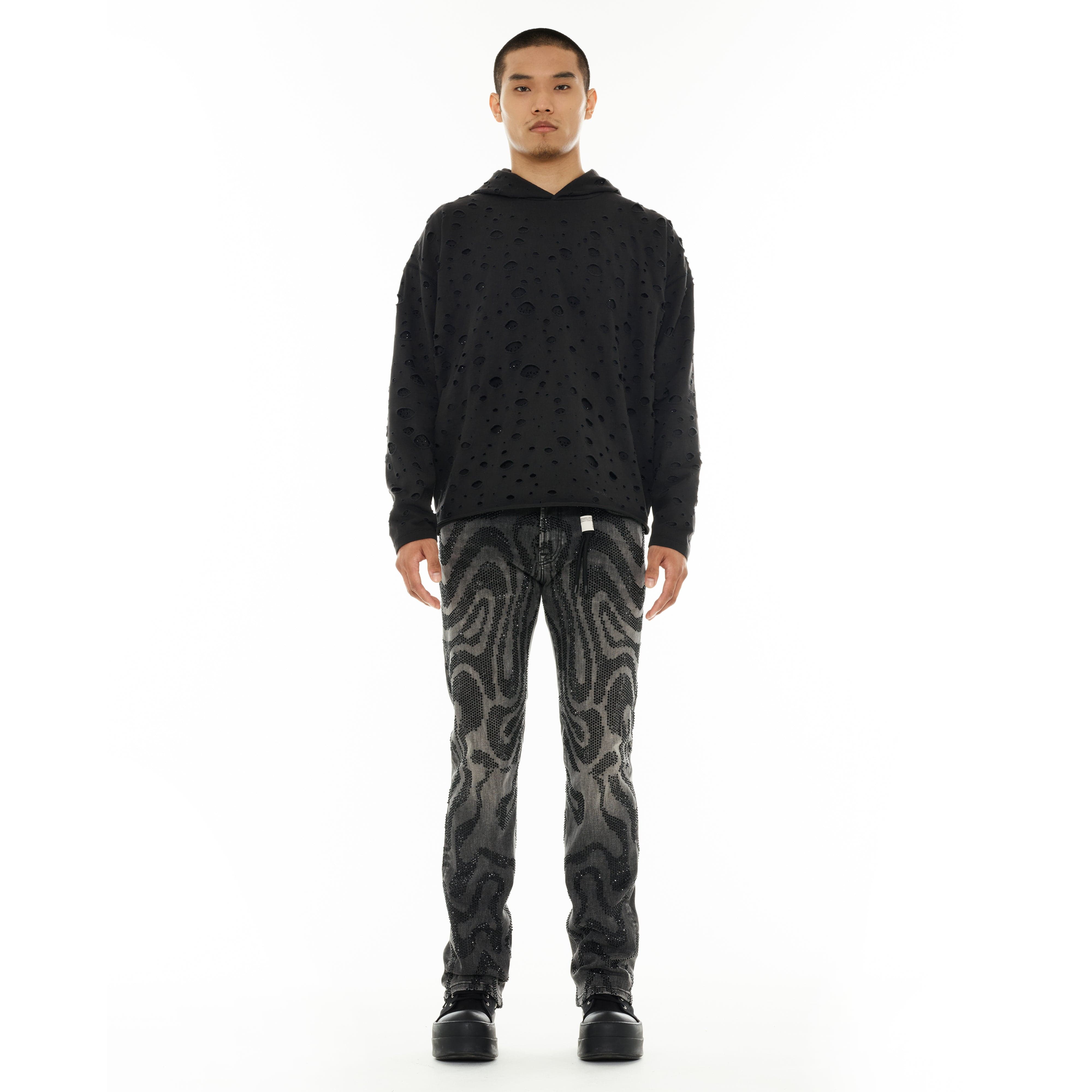 Cult's Signature Pullover Hoody - 550 Grams French Terry in Vintage Charcoal - Image 4