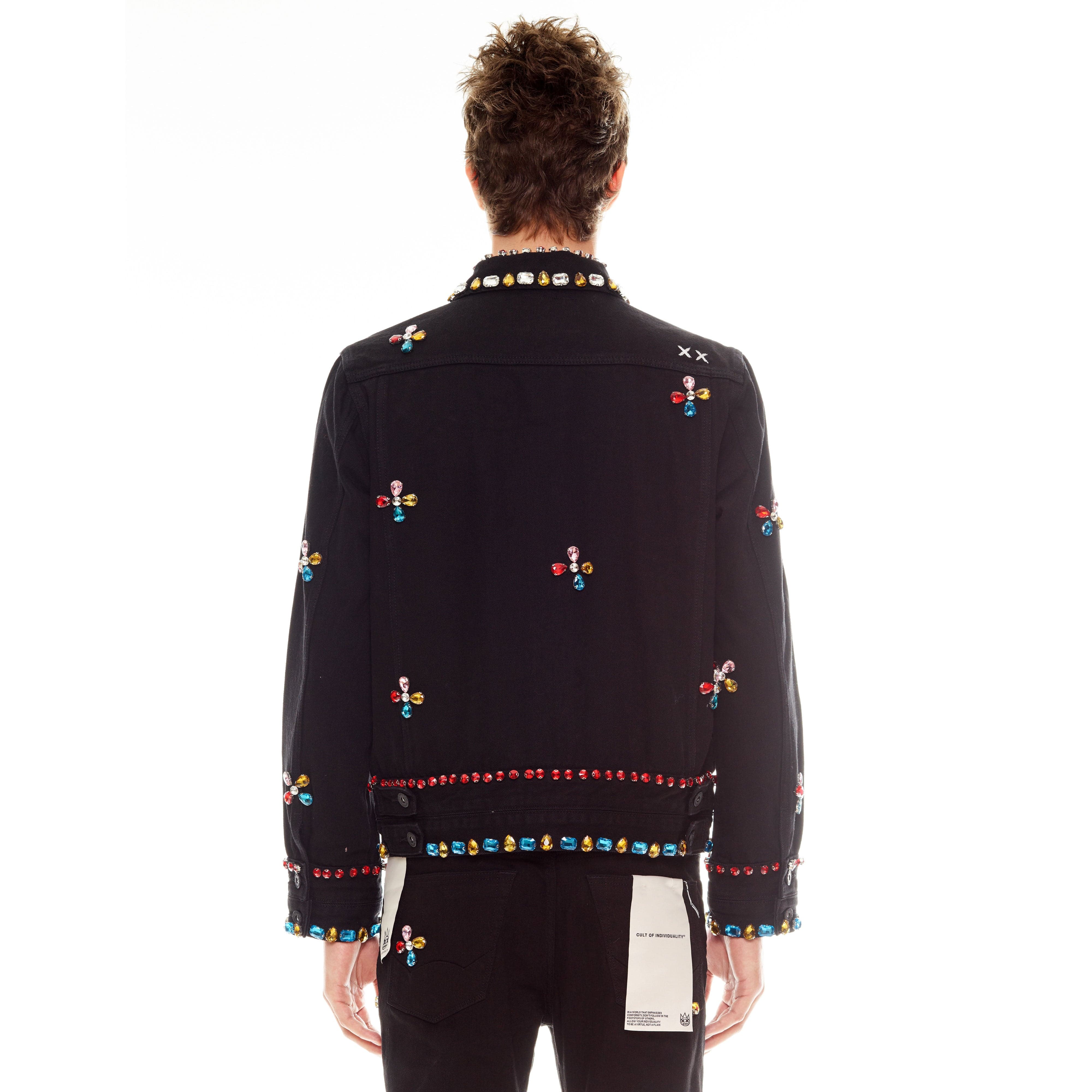 Cult's Signature Type II Denim Jacket in Black Gem - Image 3