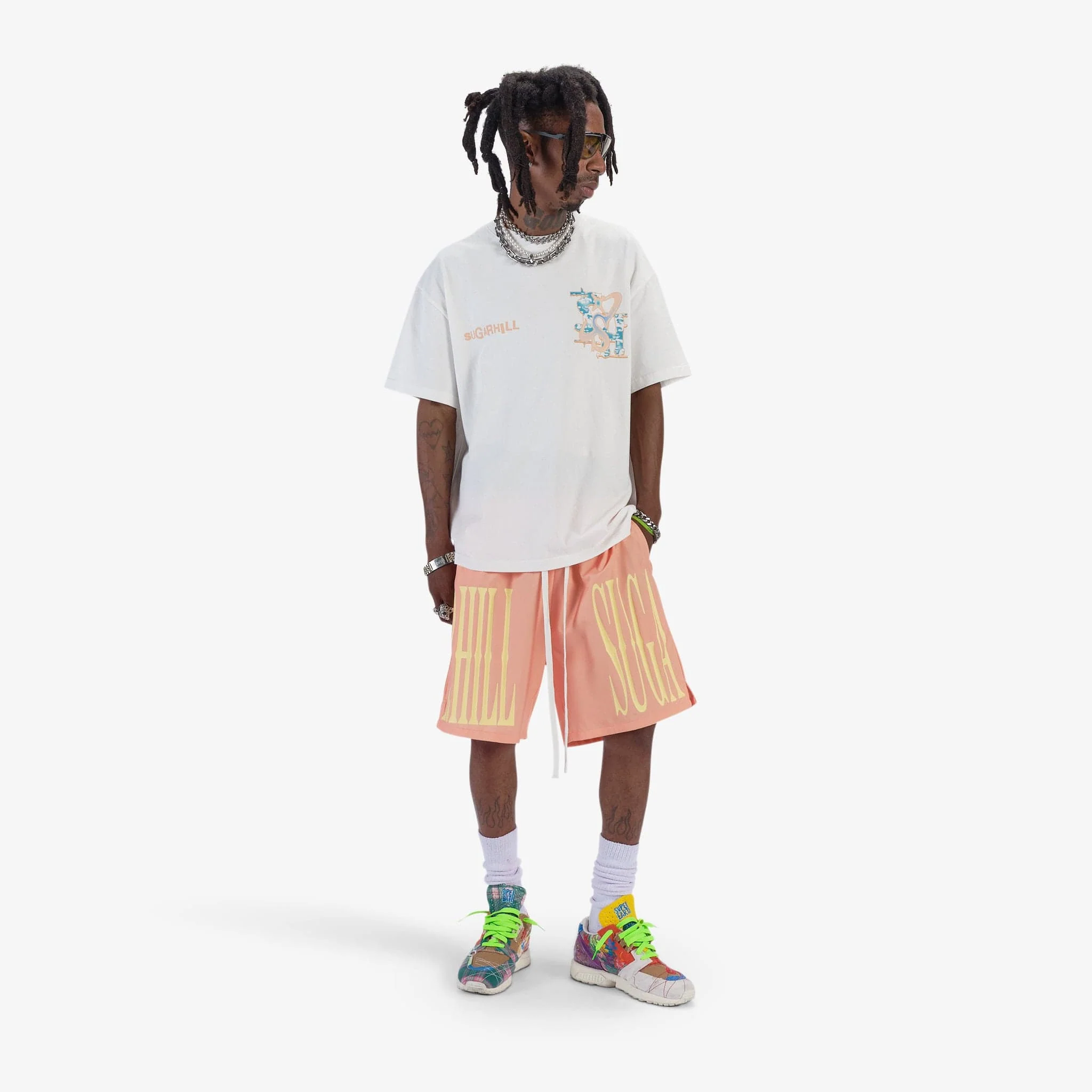 "Deco" Shorts (orange/yellow) - Image 5